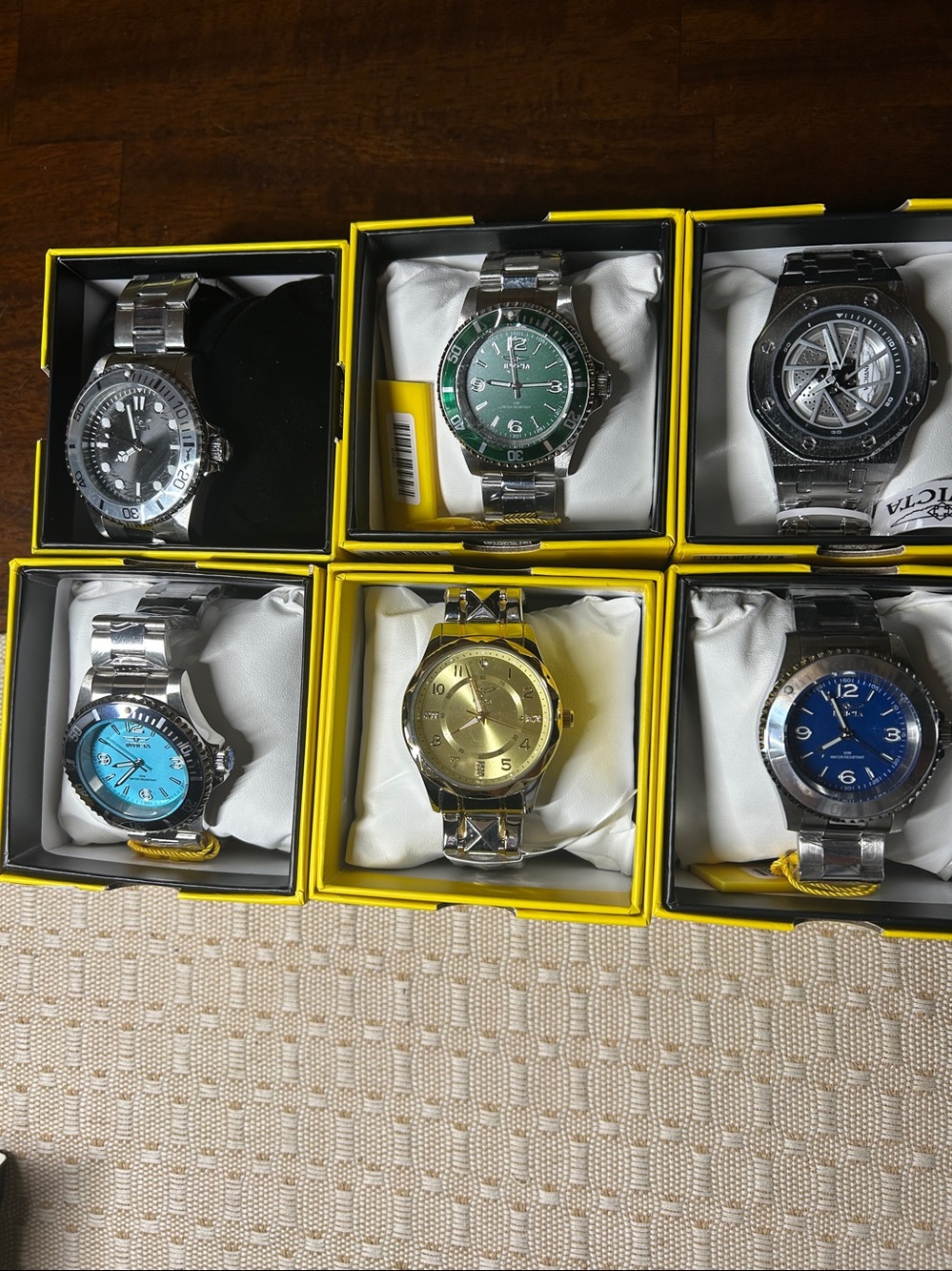 Invicta Lot of 6 Men’s Watches